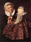 Frans Hals Catharina Hooft with her Nurse WGA painting